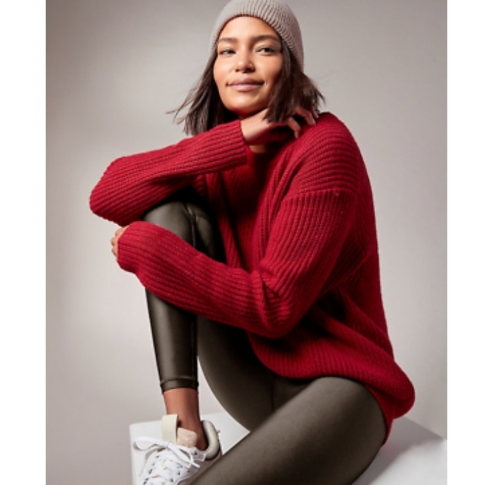 ☕Athleta Elation Shine Coffeehouse High-rise Leggings